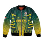 Custom South Africa Cricket Spirit 2026 Bomber Jacket World T20 Edition - African Pride