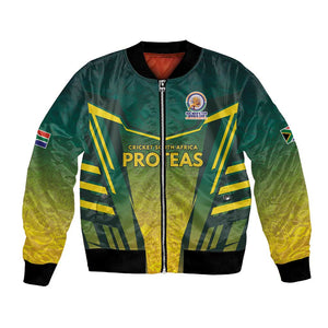 Custom South Africa Cricket Spirit 2026 Bomber Jacket World T20 Edition - African Pride