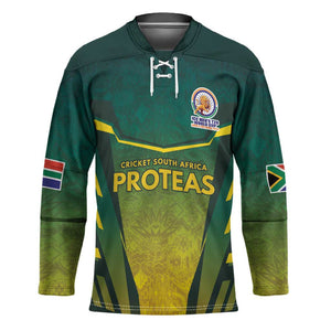 Custom South Africa Cricket Spirit 2026 Hockey Jersey World T20 Edition