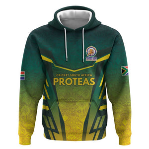 Custom South Africa Cricket Spirit 2026 Hoodie World T20 Edition - African Pride