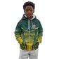Custom South Africa Cricket Spirit 2026 Kid Hoodie World T20 Edition - African Pride