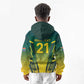 Custom South Africa Cricket Spirit 2026 Kid Hoodie World T20 Edition - African Pride