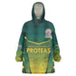 Custom South Africa Cricket Spirit 2026 Kid Wearable Blanket Hoodie World T20 Edition - African Pride
