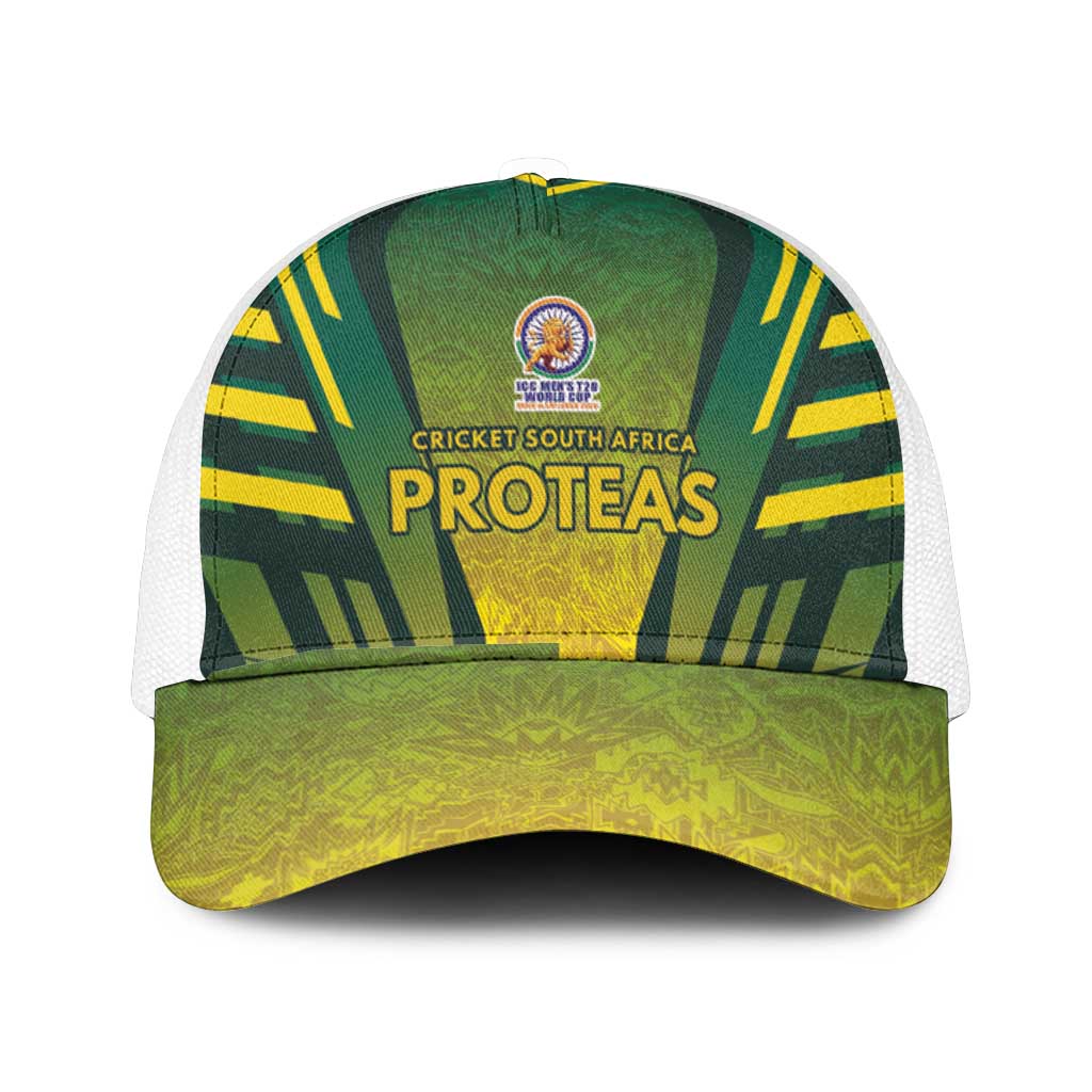 South Africa Cricket Spirit 2026 Mesh Trucker Cap World T20 Edition - African Pride
