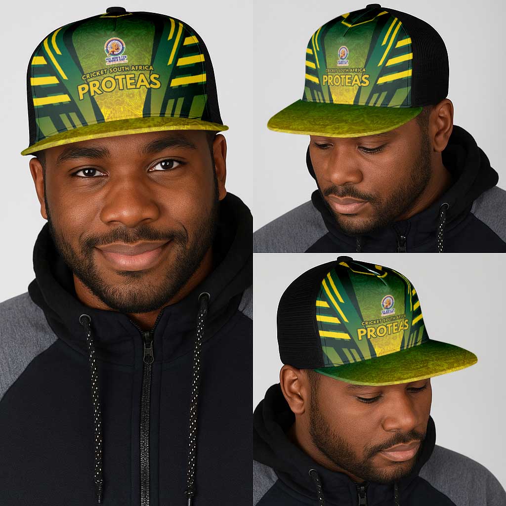 South Africa Cricket Spirit 2026 Mesh Trucker Cap World T20 Edition - African Pride