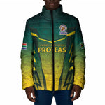 Custom South Africa Cricket Spirit 2026 Padded Jacket World T20 Edition