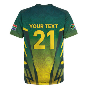 Custom South Africa Cricket Spirit 2026 Rugby Jersey World T20 Edition - African Pride