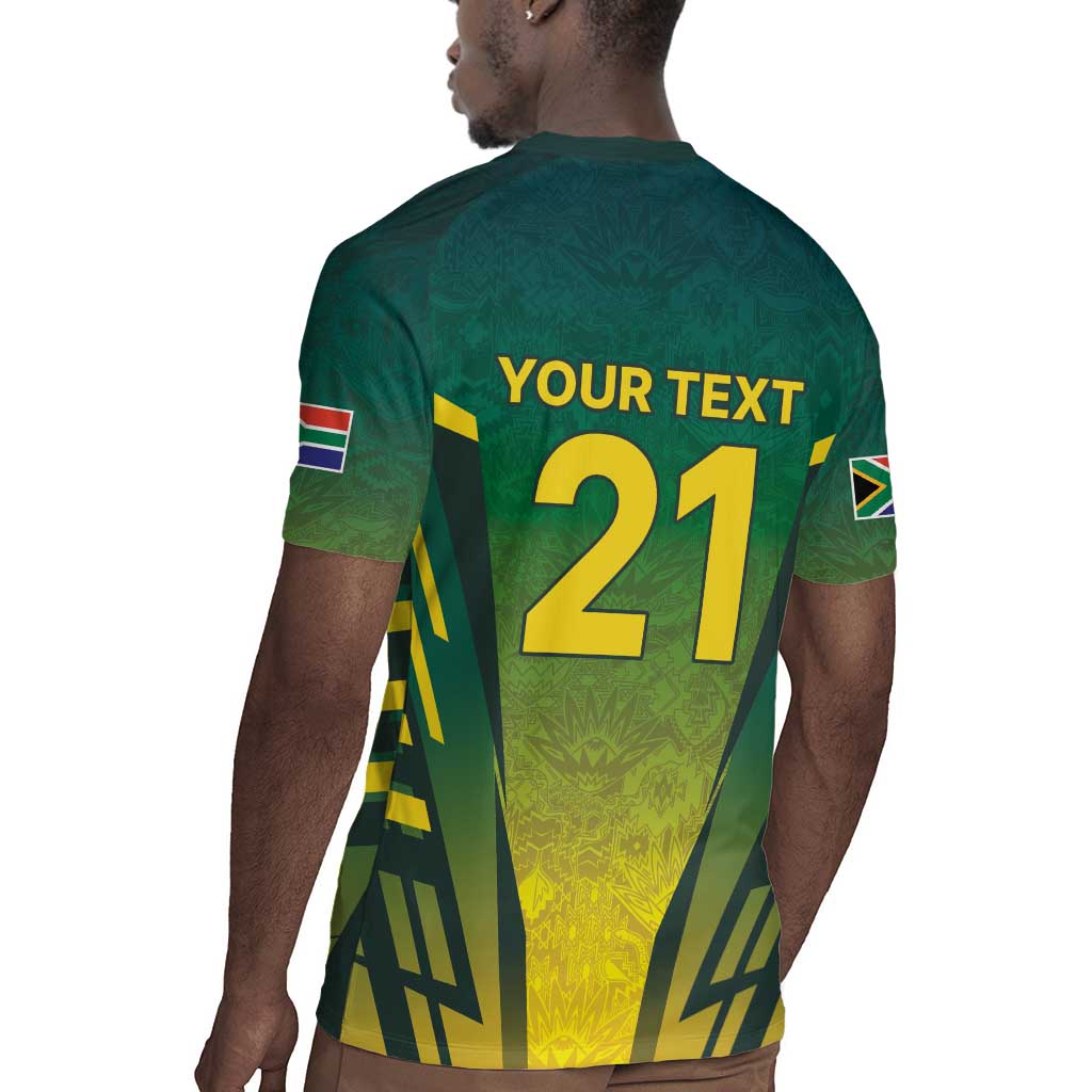 Custom South Africa Cricket Spirit 2026 Rugby Jersey World T20 Edition - African Pride