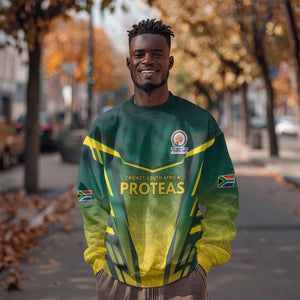 Custom South Africa Cricket Spirit 2026 Sweatshirt World T20 Edition - African Pride