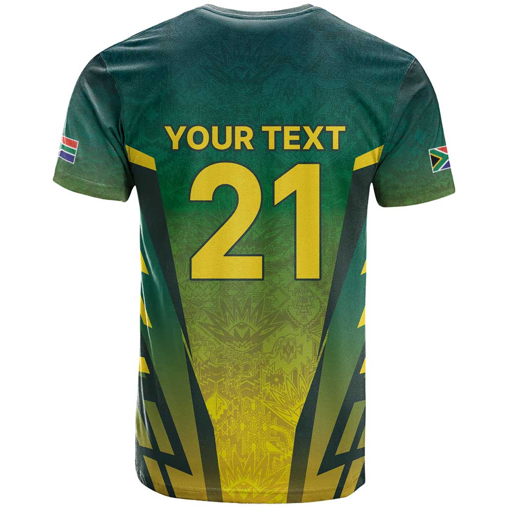 Custom South Africa Cricket Spirit 2026 T shirt World T20 Edition - African Pride