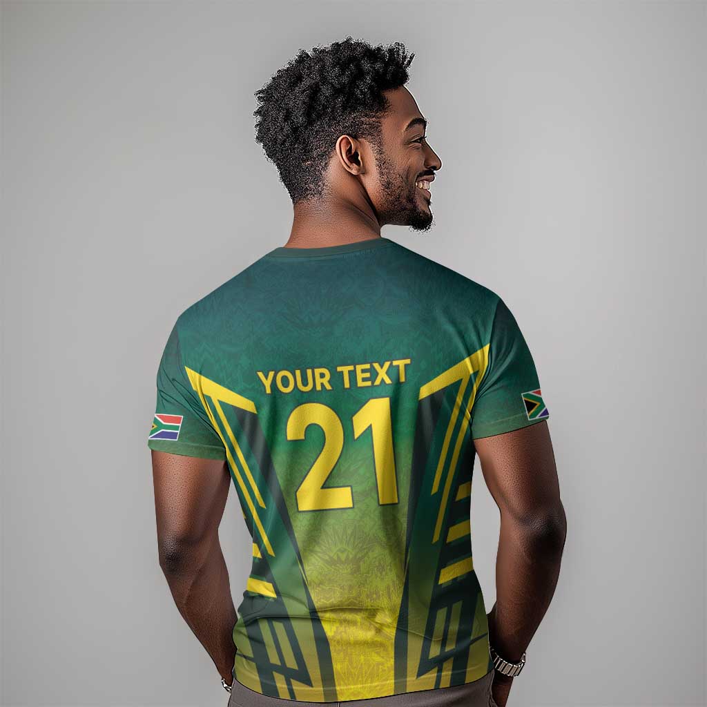 Custom South Africa Cricket Spirit 2026 T shirt World T20 Edition - African Pride