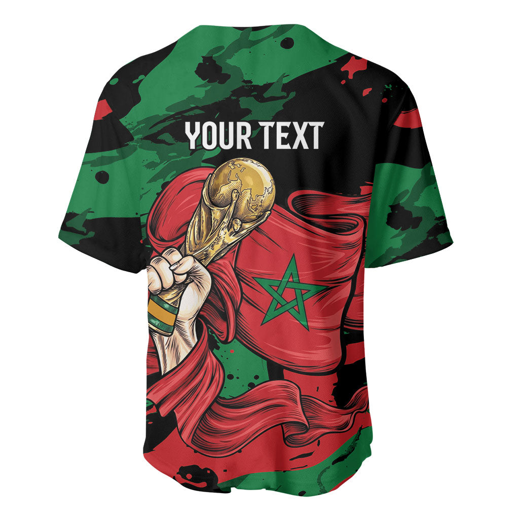 Personalized Morocco From Atlas To Victory Baseball Jersey Atlas Lions World Football Supporter Edition