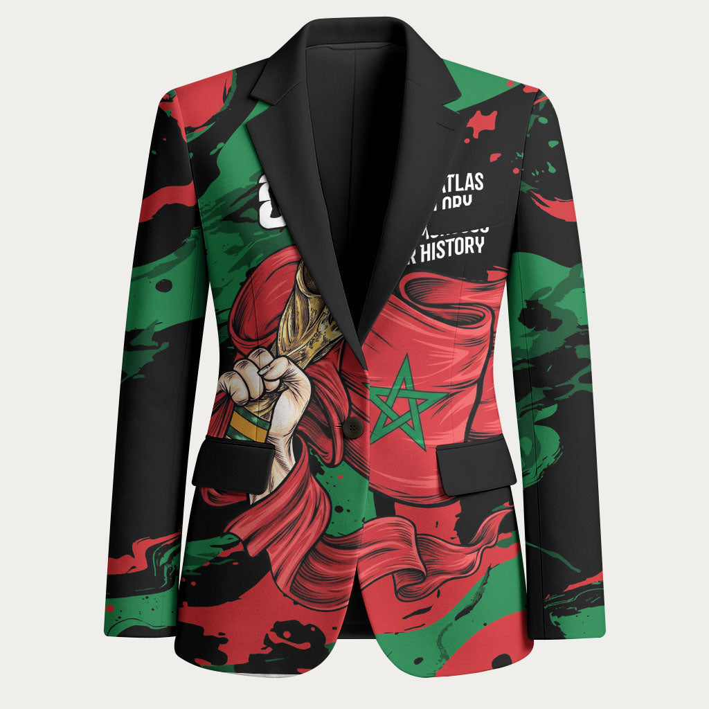 Personalized Morocco From Atlas To Victory Blazer Atlas Lions World Football Supporter Edition