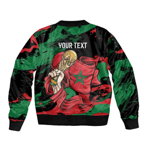 Personalized Morocco From Atlas To Victory Bomber Jacket Atlas Lions World Football Supporter Edition