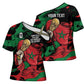 Personalized Morocco From Atlas To Victory Cross Shoulder Shirt Atlas Lions World Football Supporter Edition