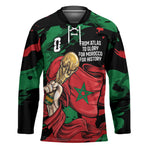 Personalized Morocco From Atlas To Victory Hockey Jersey Atlas Lions World Football Supporter Edition