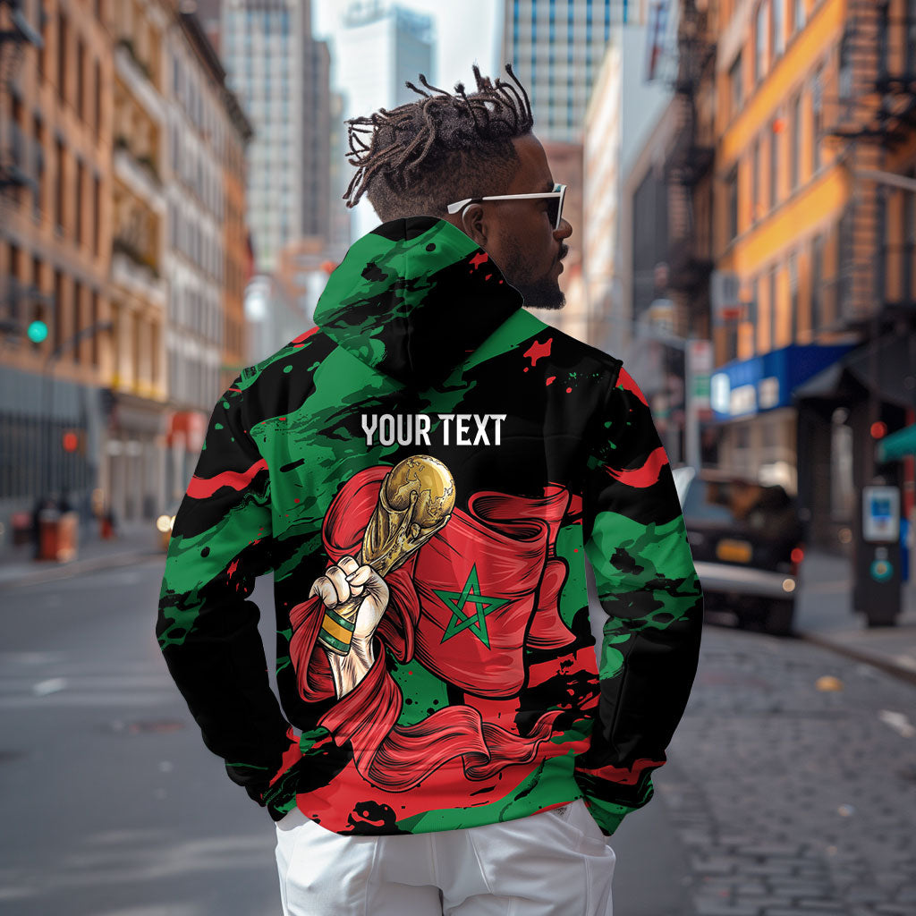 Personalized Morocco From Atlas To Victory Hoodie Atlas Lions World Football Supporter Edition
