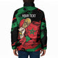 Personalized Morocco From Atlas To Victory Padded Jacket Atlas Lions World Football Supporter Edition