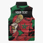 Personalized Morocco From Atlas To Victory Sleeveless Puffer Jacket Atlas Lions World Football Supporter Edition