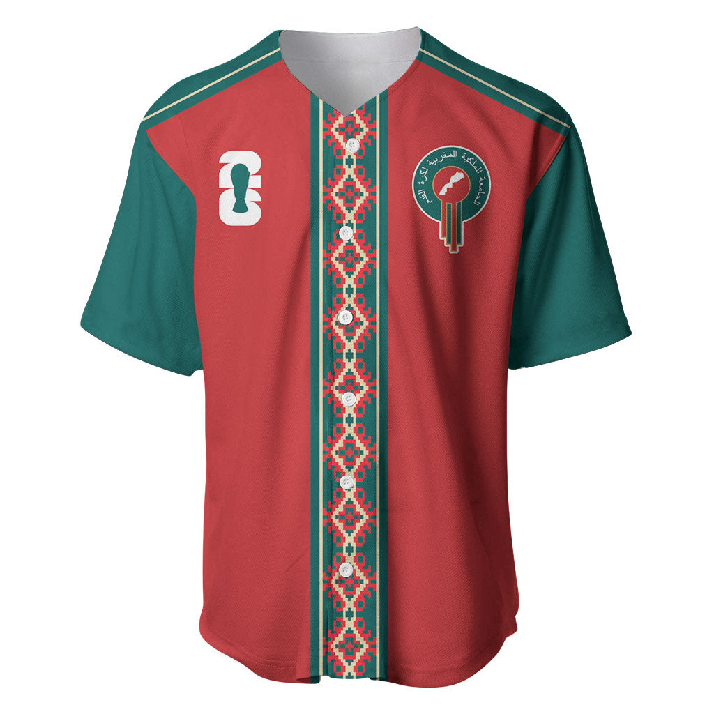 Custom Morocco Heritage Zellige Pattern Baseball Jersey Atlas Lions World Football Supporter Edition