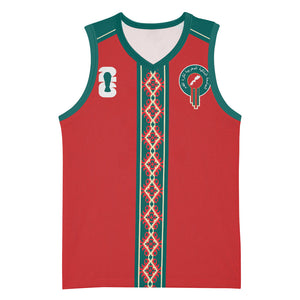 Custom Morocco Heritage Zellige Pattern Basketball Jersey Atlas Lions World Football Supporter Edition