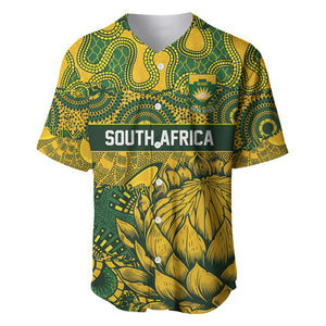 2026 Autumn Rugby Nations South Africa Custom Baseball Jersey Indigenous Tribal Patchwork Motif