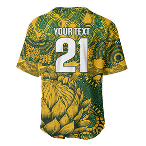 2026 Autumn Rugby Nations South Africa Custom Baseball Jersey Indigenous Tribal Patchwork Motif