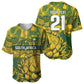 2026 Autumn Rugby Nations South Africa Custom Baseball Jersey Indigenous Tribal Patchwork Motif