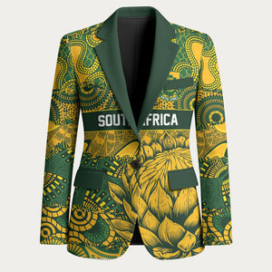 2026 Autumn Rugby Nations South Africa Custom Blazer Indigenous Tribal Patchwork Motif