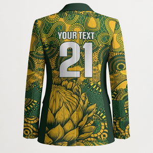 2026 Autumn Rugby Nations South Africa Custom Blazer Indigenous Tribal Patchwork Motif