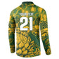 2026 Autumn Rugby Nations South Africa Custom Button Sweatshirt Indigenous Tribal Patchwork Motif