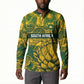2026 Autumn Rugby Nations South Africa Custom Button Sweatshirt Indigenous Tribal Patchwork Motif