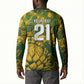 2026 Autumn Rugby Nations South Africa Custom Button Sweatshirt Indigenous Tribal Patchwork Motif