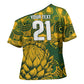 2026 Autumn Rugby Nations South Africa Custom Cross Shoulder Shirt Indigenous Tribal Patchwork Motif