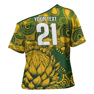 2026 Autumn Rugby Nations South Africa Custom Cross Shoulder Shirt Indigenous Tribal Patchwork Motif