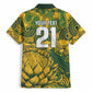 2026 Autumn Rugby Nations South Africa Custom Hawaiian Shirt Indigenous Tribal Patchwork Motif