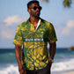 2026 Autumn Rugby Nations South Africa Custom Hawaiian Shirt Indigenous Tribal Patchwork Motif