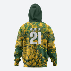 2026 Autumn Rugby Nations South Africa Custom Hoodie Indigenous Tribal Patchwork Motif