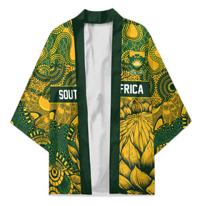 2026 Autumn Rugby Nations South Africa Custom Kimono Indigenous Tribal Patchwork Motif