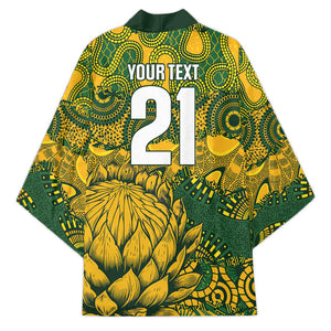 2026 Autumn Rugby Nations South Africa Custom Kimono Indigenous Tribal Patchwork Motif