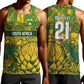 2026 Autumn Rugby Nations South Africa Custom Men Tank Top Indigenous Tribal Patchwork Motif
