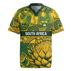 2026 Autumn Rugby Nations South Africa Custom Rugby Jersey Indigenous Tribal Patchwork Motif