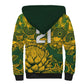 2026 Autumn Rugby Nations South Africa Custom Sherpa Hoodie Indigenous Tribal Patchwork Motif