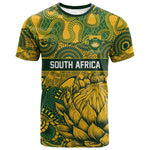 2026 Autumn Rugby Nations South Africa Custom T shirt Indigenous Tribal Patchwork Motif
