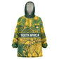 2026 Autumn Rugby Nations South Africa Custom Wearable Blanket Hoodie Indigenous Tribal Patchwork Motif