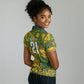 2026 Autumn Rugby Nations South Africa Custom Women Polo Shirt Indigenous Tribal Patchwork Motif