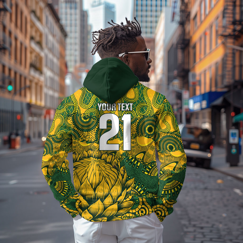 2026 Autumn Rugby Nations South Africa Custom Zip Hoodie Indigenous Tribal Patchwork Motif