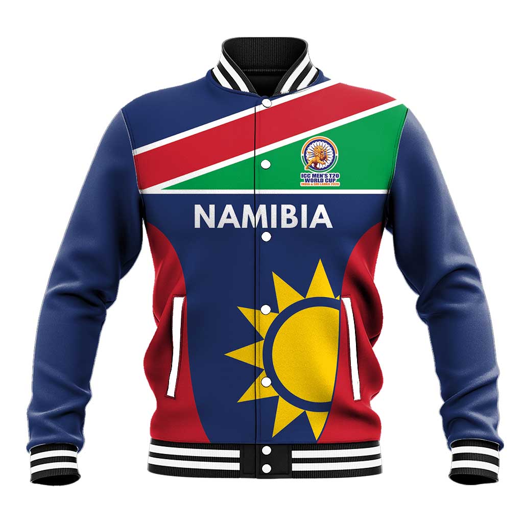 Custom Namibia Cricket Spirit 2026 Baseball Jacket World T20 Edition - African Pride