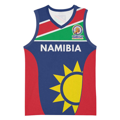 Custom Namibia Cricket Spirit 2026 Basketball Jersey World T20 Edition - African Pride