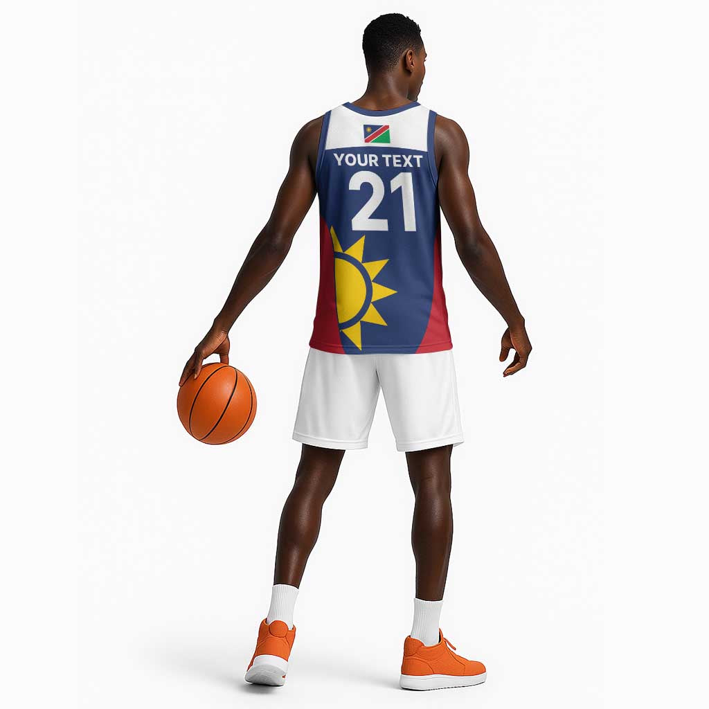 Custom Namibia Cricket Spirit 2026 Basketball Jersey World T20 Edition - African Pride